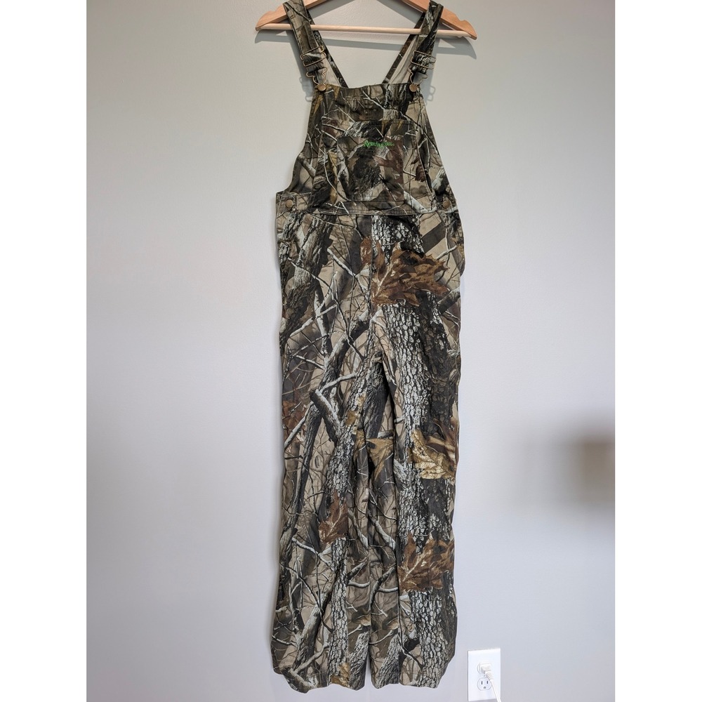 Remington Youth XL 14/16 Realtree Hardwoods Camo Bib Overalls Hunting Pants